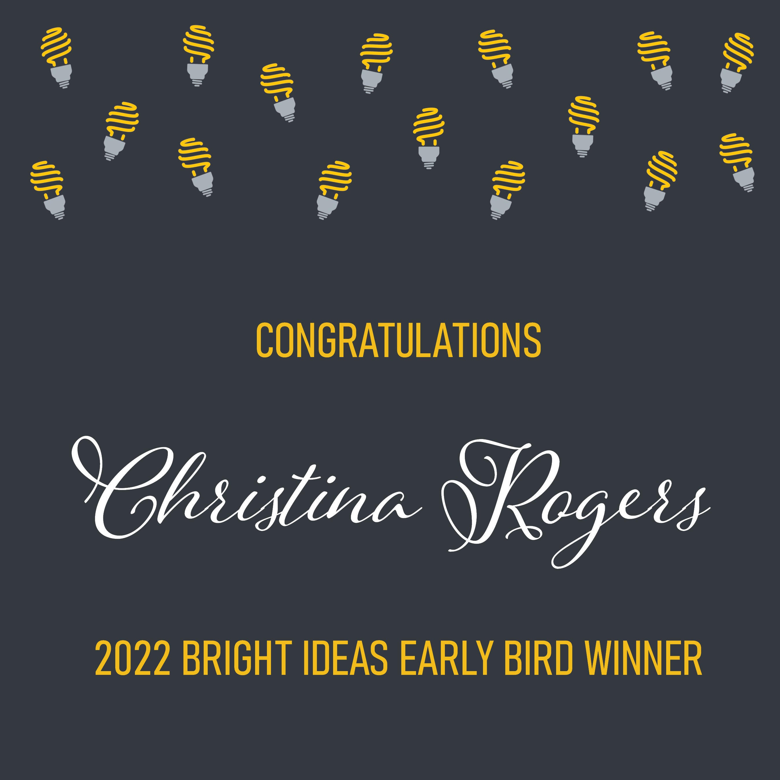 2022 Early Bird Winner Announced Southern Rivers Energy
